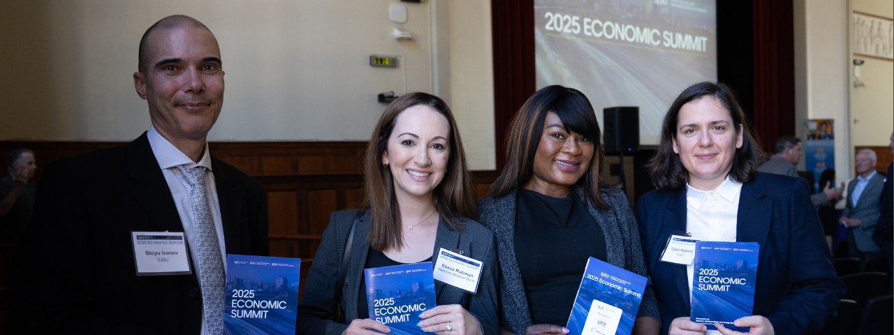 Faculty at the Economic Summit